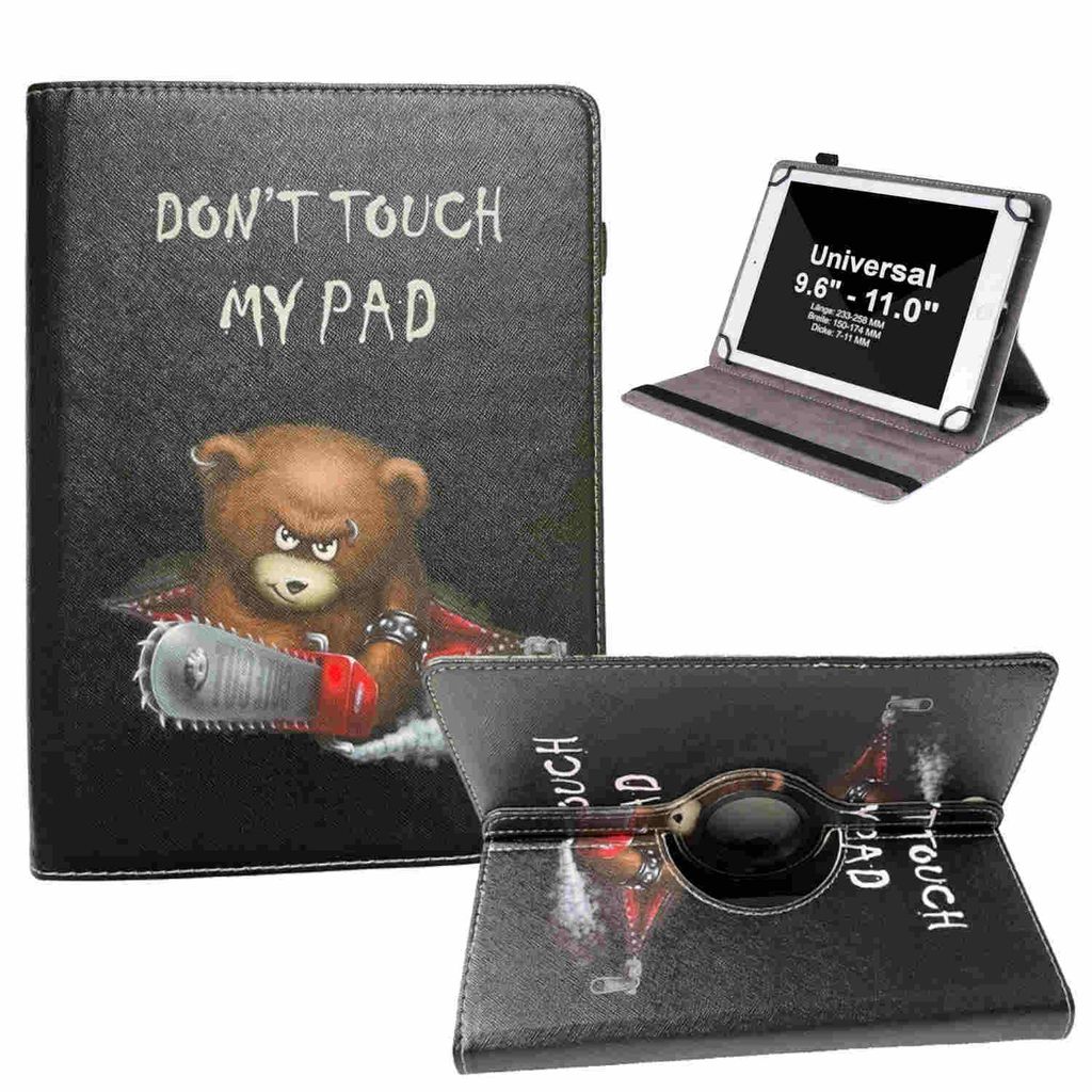 Für Apple iPad 10.9 2022 10. Generation 360 Grad Rotation 7 Tablet Tasche Kunst Leder Etuis