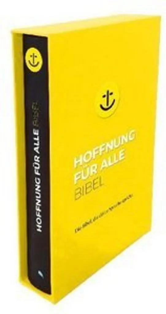 Bible Black Hope avec perforation - Grand Format et Étui Jaune Rigide