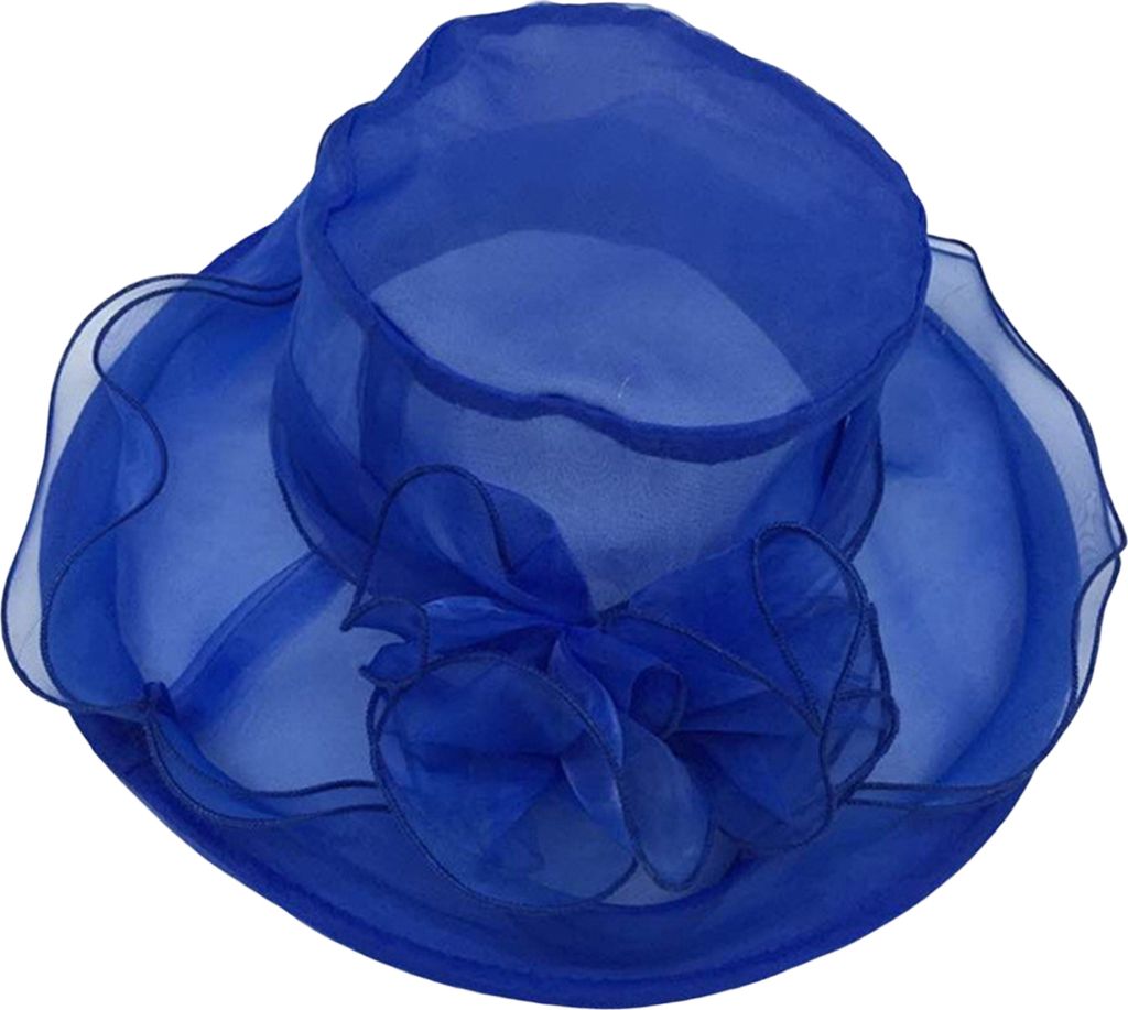 Damen Sonnenhut, durchsichtiges Netz, Blumendekor, einfarbig, königlicher Sonnenschutz, Prinzessinnen-Stil, Vintage, eleganter Hochzeitshut, Kopfb...