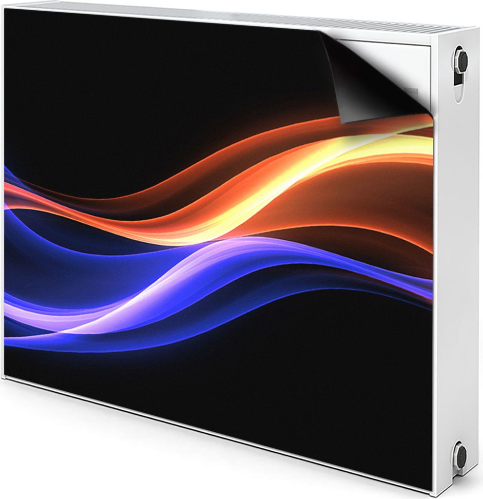 Magnet Verkleidung Abdeckung Heizkörperabdeckung Heizkörperabdeckung 110x60 cm - Strahlen