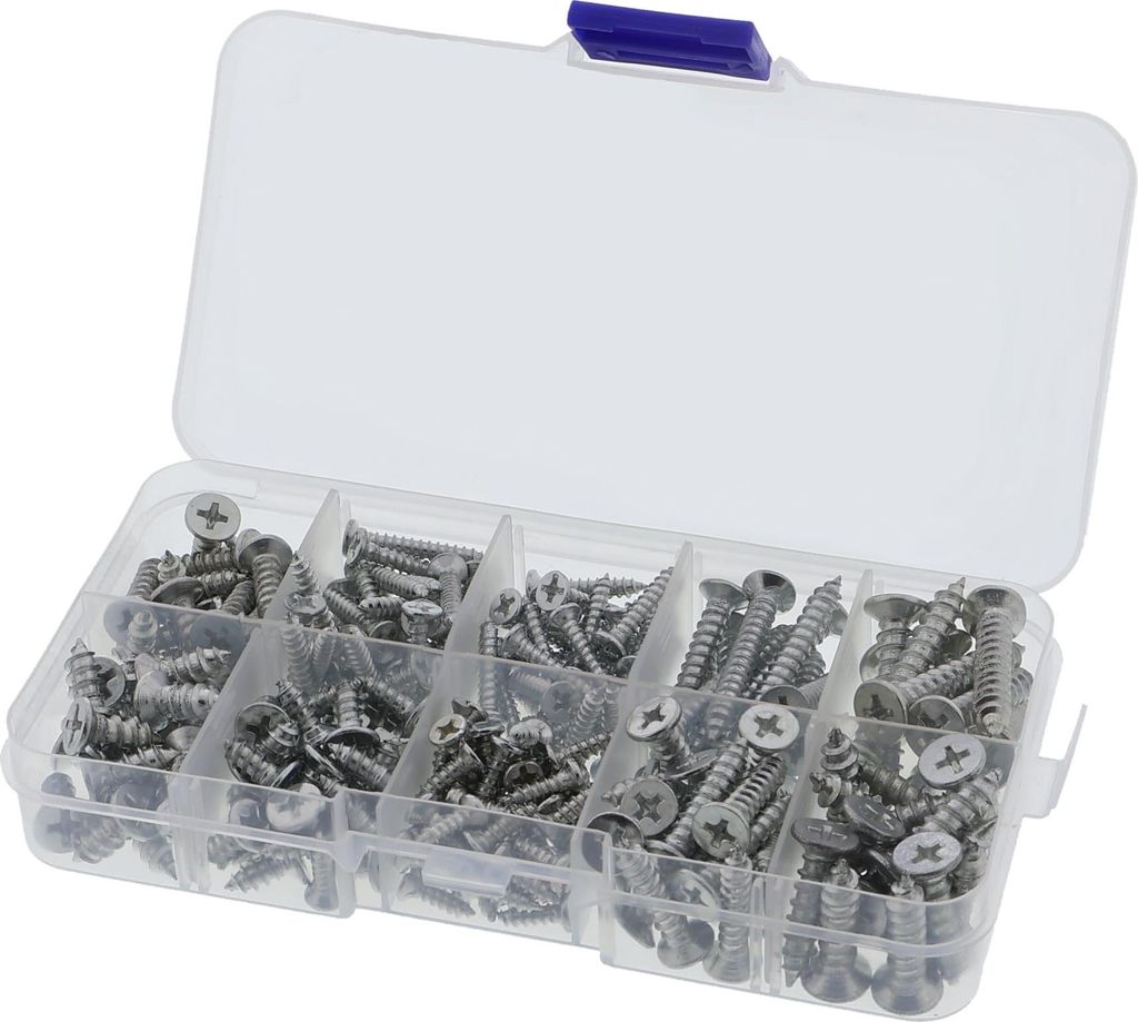 Schraubensortiment 3mm, 4mm bis 5mm Kreuzschlitz