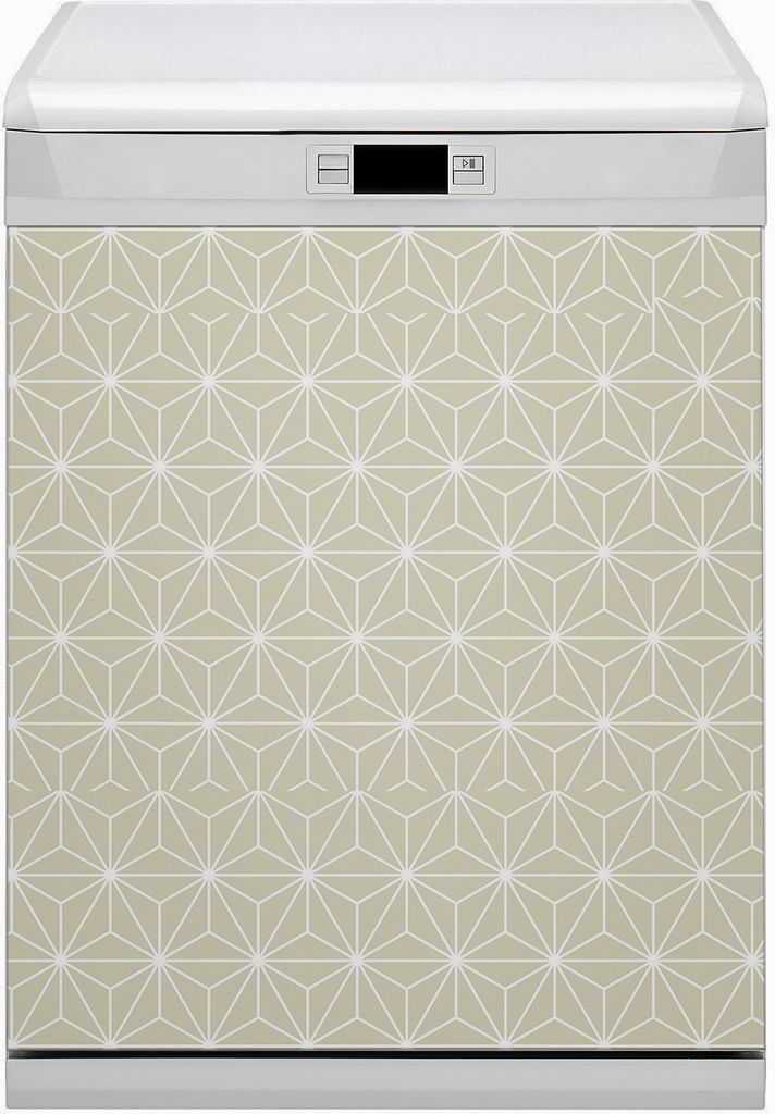 Magnet für Spülmaschine Abwaschbar 60x80 cm Magnet für Spülmaschine Magnetmatte Nachbildung - Geometrisches Muster