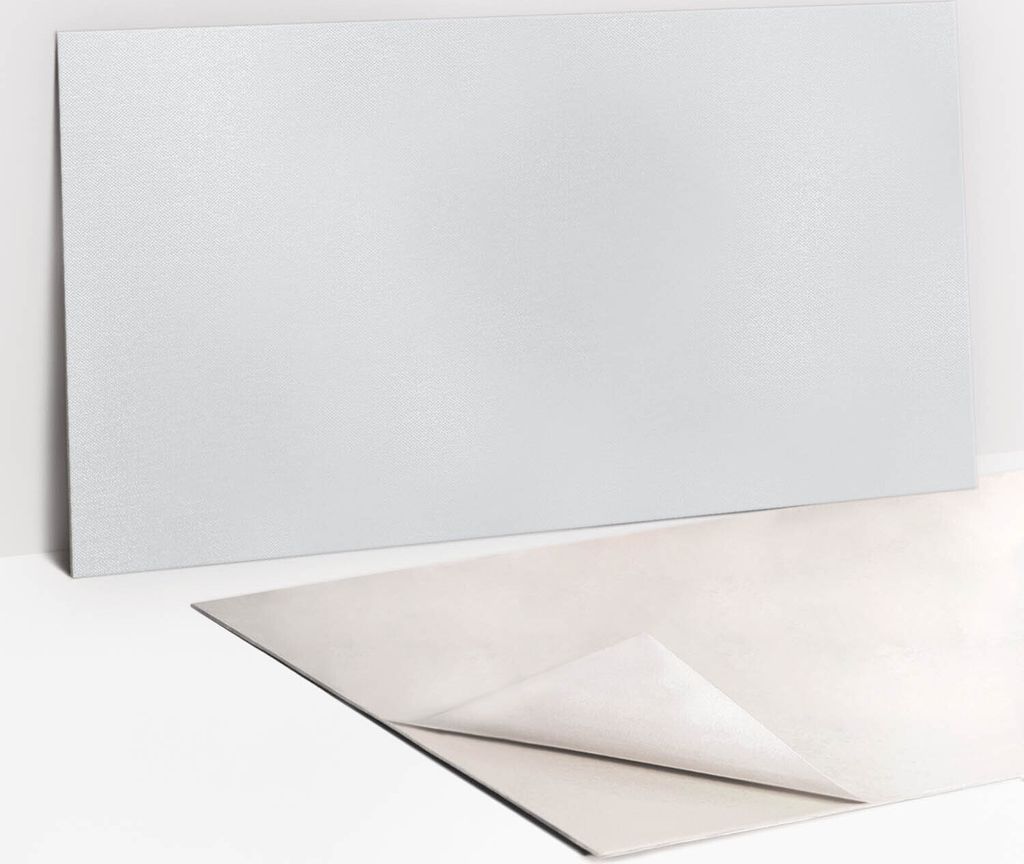 Dekorative PVC Wandpaneele - Küchenpaneele Rückwand hart Innenwand - 100 x 50 - Graue Farbe