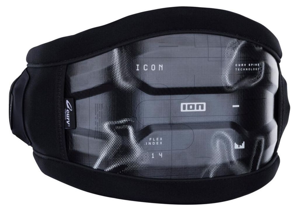 ION Windsurf Icon Curv Neoprenanzug und Trapez in SCHWARZ, Größe 52/L