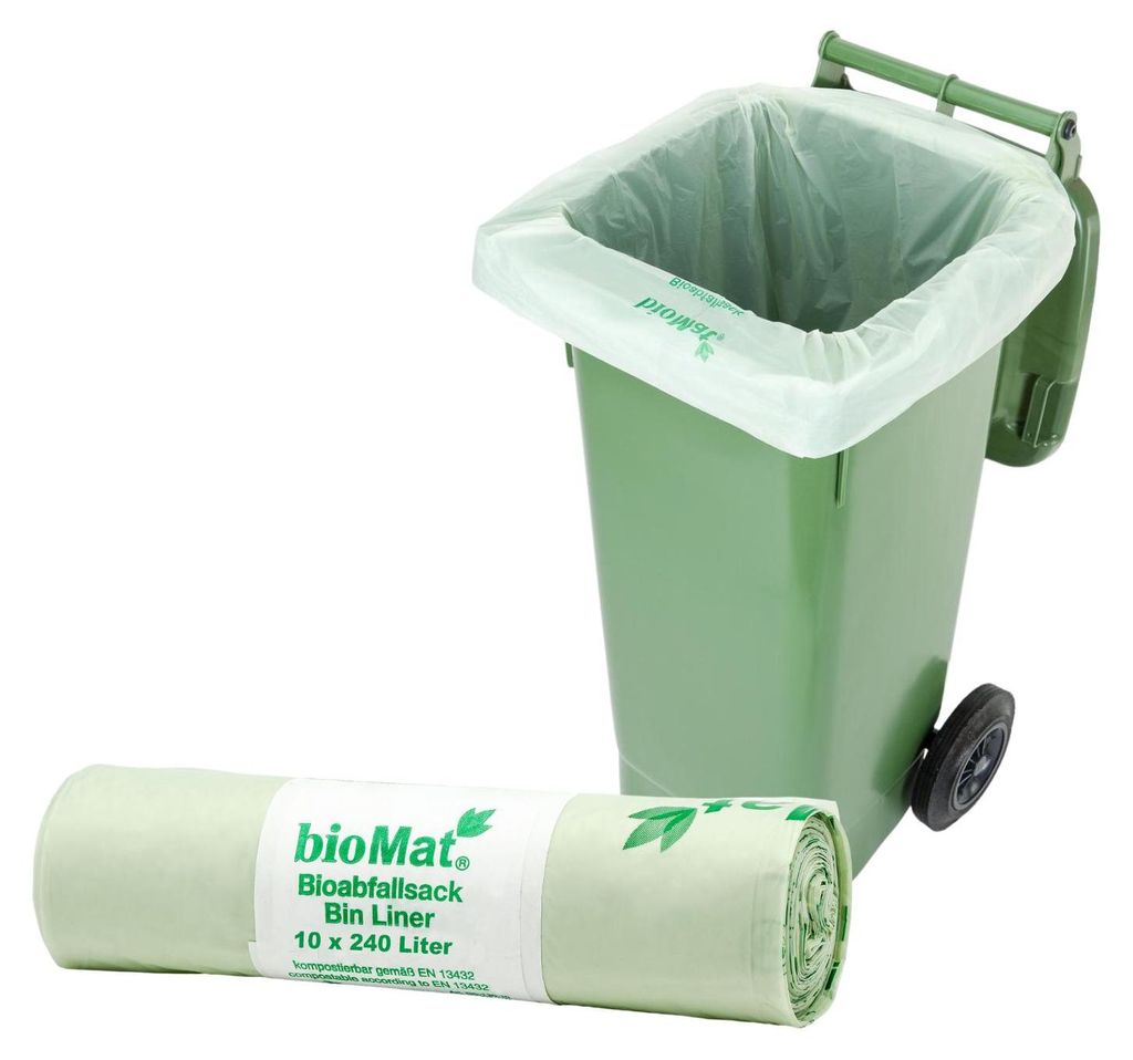 BioMat - Kompostierbare Containerbeutel - 10 x 240 Liter Produktbild 
