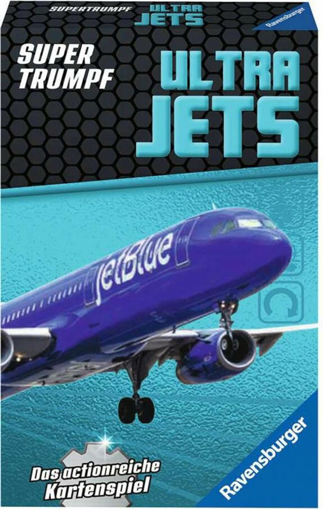 Ravensburger Supertrumpf Ultra Jets, Kartenspiel, Trumpf, Immagine del prodotto 