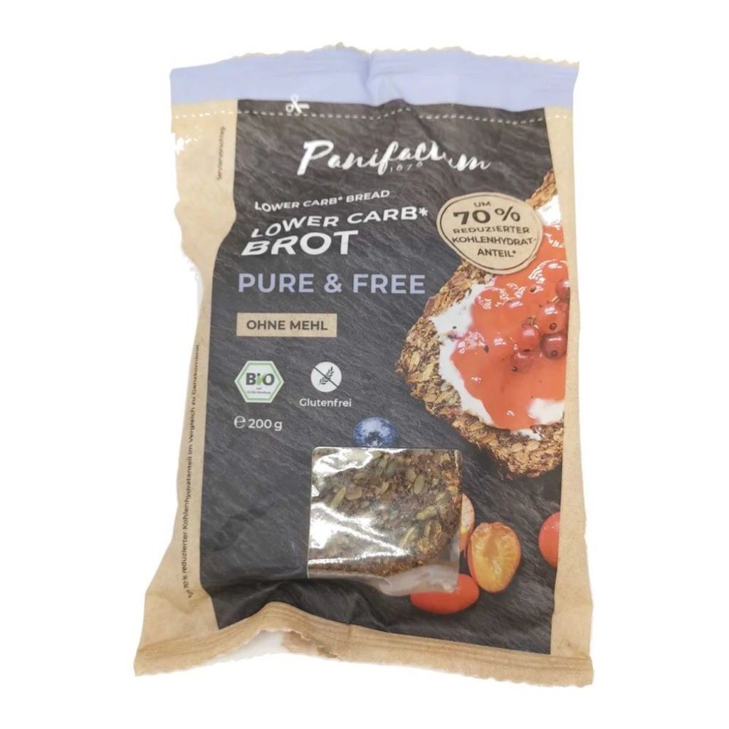 A bag of low-carb bread.