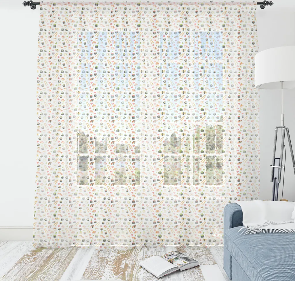 Grande tenture murale japonaise en satin pour décoration de cuisine