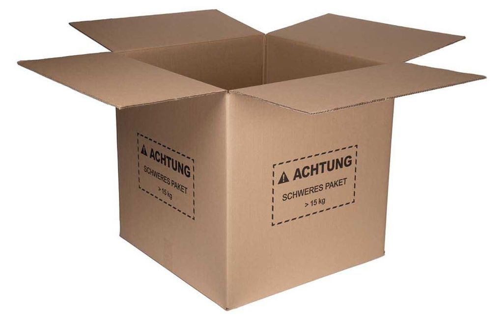 Kartonnen doos, 600 x 600 x 600 mm (golfkarton), 5 stuks Productafbeelding 