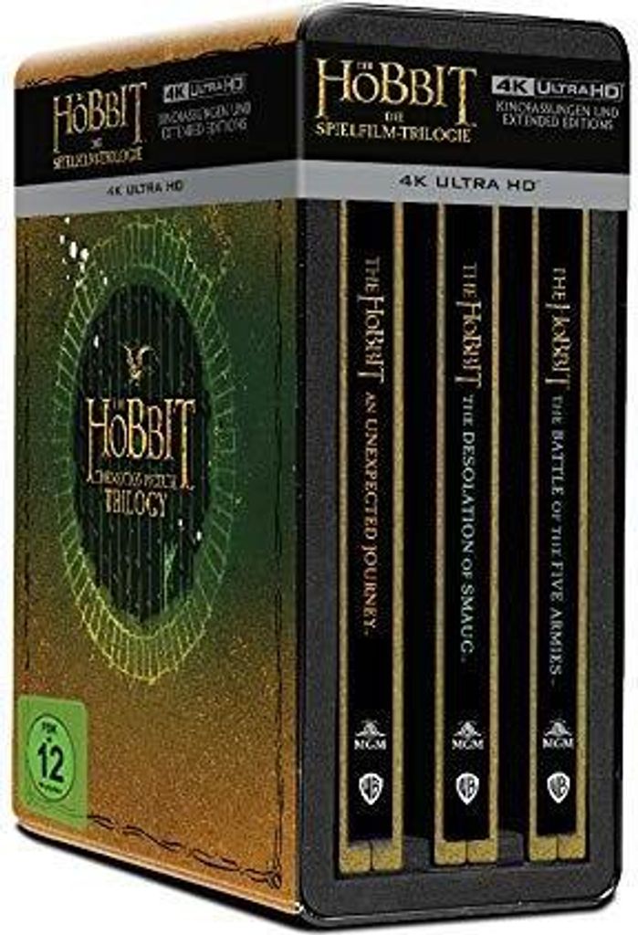 Der Hobbit: Trilogie - Limited Steelbook (4k UHD) Produktbild 