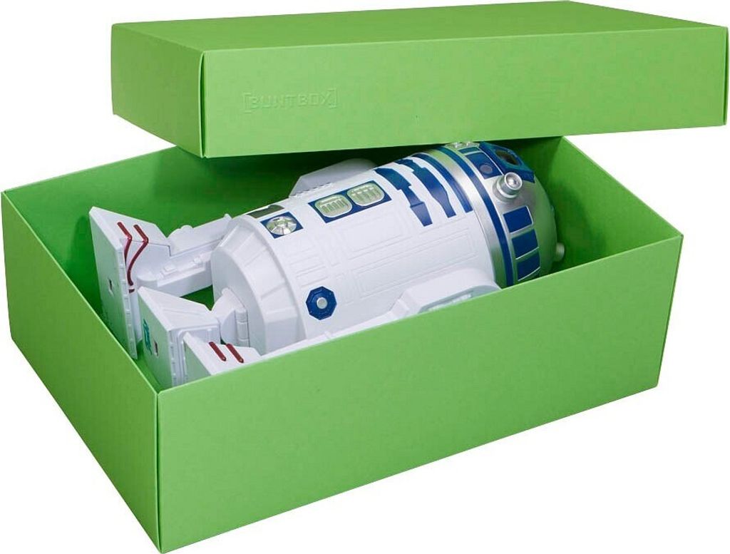 BUNTBOX XL Geschenkboxen 8,6 l grün 34,0 x 22,0 x 11,5 cm