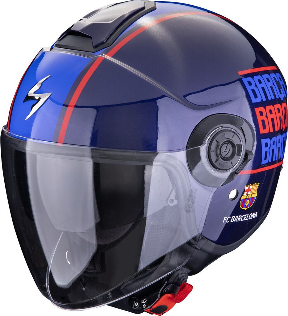 Scorpion Exo City II FC Barcelona Jethelm, blau/rot, XL (60/61)