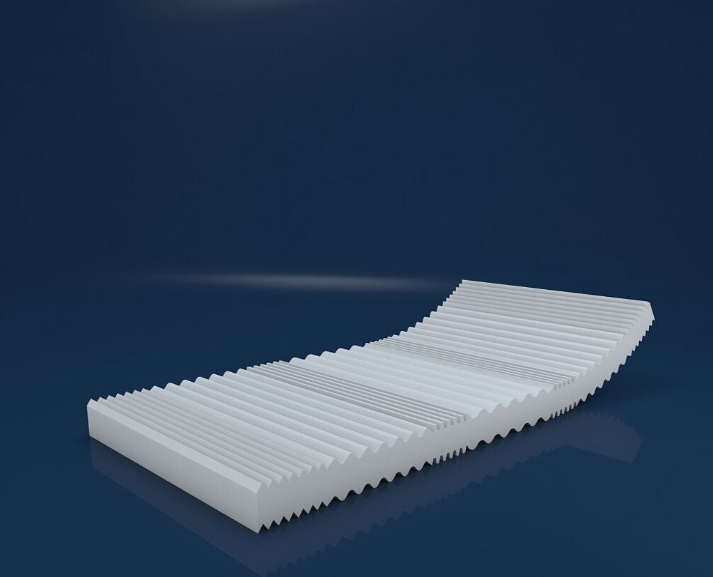 MSS e.K. VitalFoam 7 Zonen Matratze - 70 x 200 x 11 cm - H2