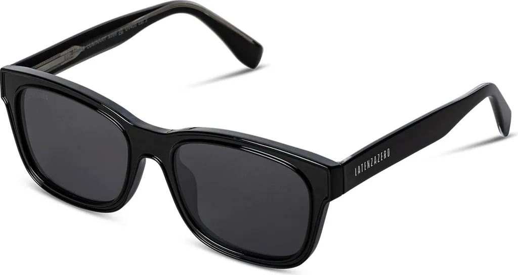 LatenzaZero Luminary X066 Nero: Occhiali da Sole in Acetato Taglia USO