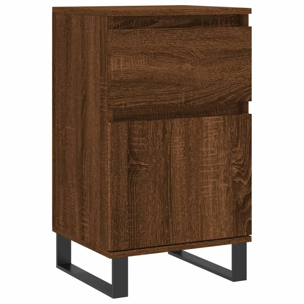 Buffet 2 pcs Chêne Brun 70 cm : Solution de Rangement pour Petit Espace