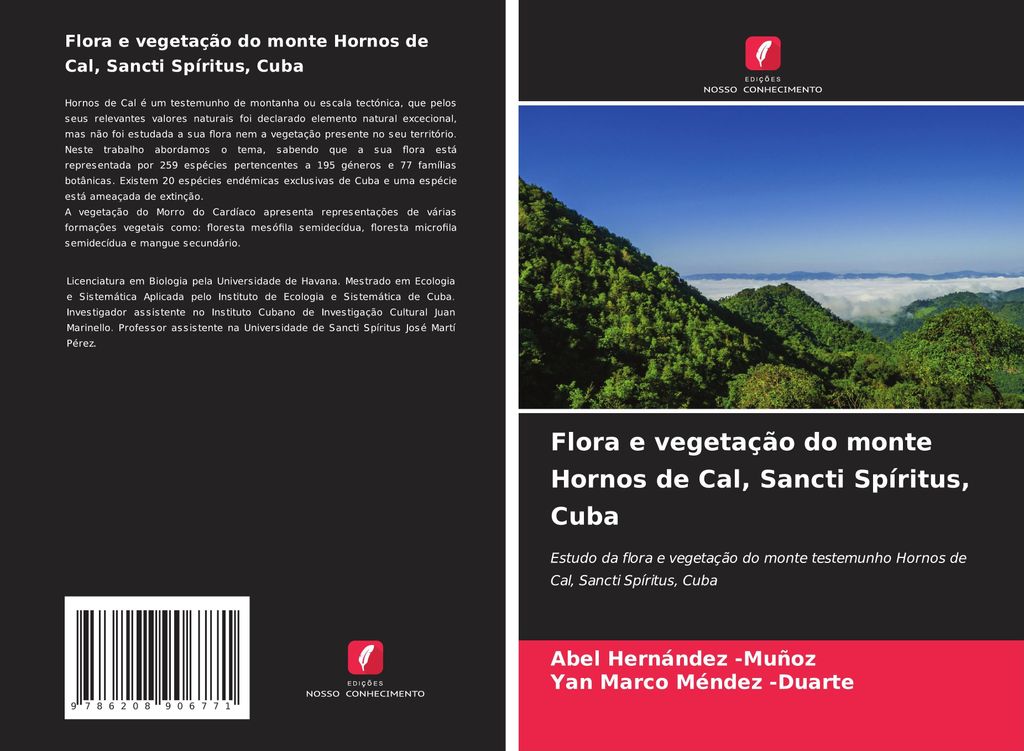 Flora e vegetação do monte Hornos de Cal, Sancti Spíritus, Cuba