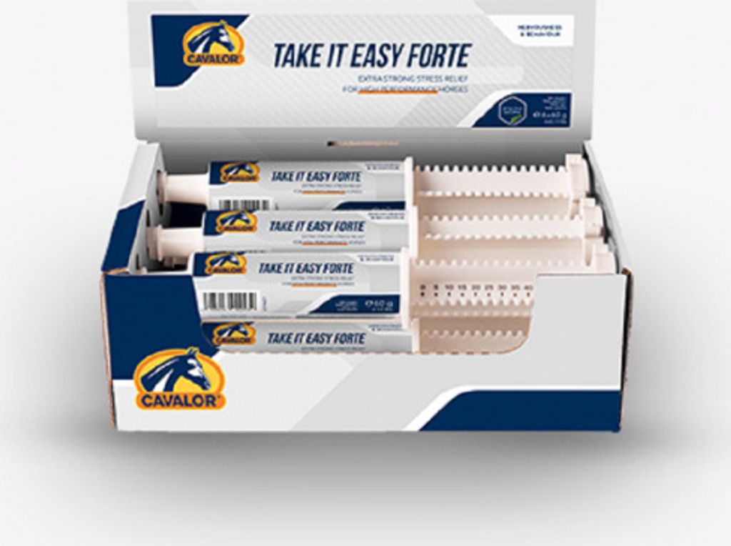 Cavalor Take it Easy 6x 60ml bei Stresssituationen Beruhigung Nervosität Paste Pferd
