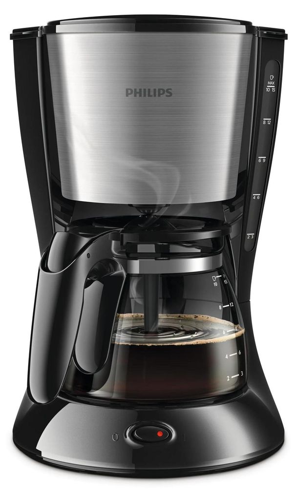 Philips Daily Coffee Machine, schwarz (HD7462/20)