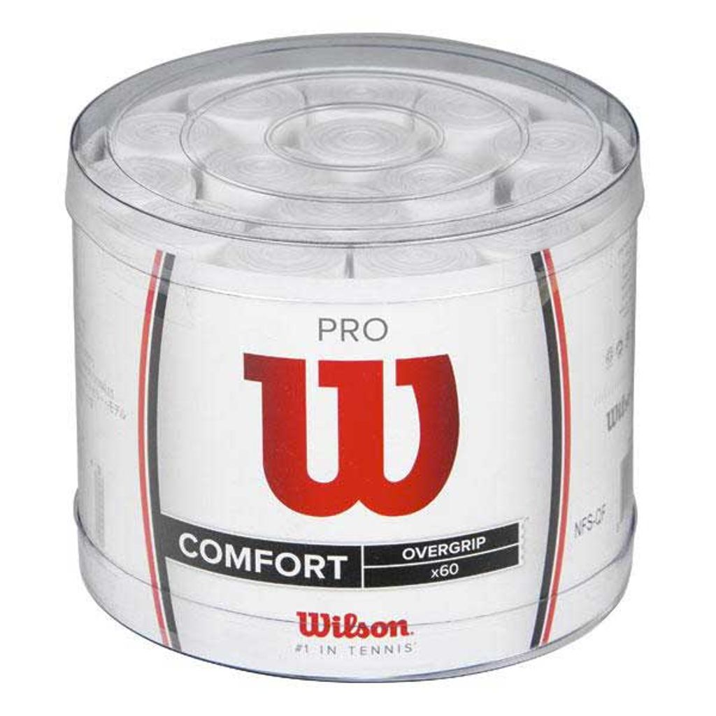 Wilson Pro Overgrip da 60 m, bianco - Nastro per manico da Immagine del prodotto 