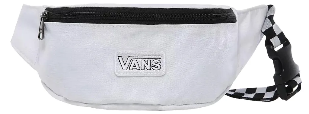 Vans Sac banane logo polyester PP3770 blanc et noir - Taille unique