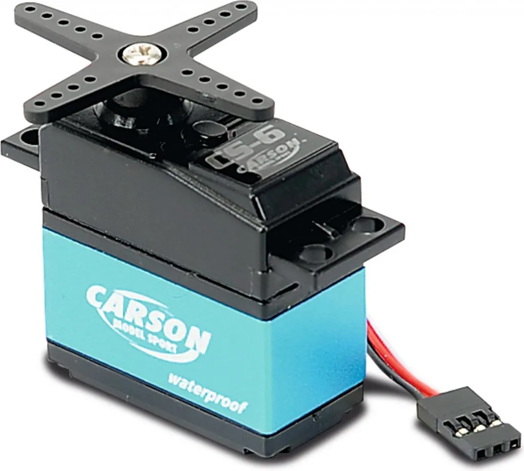 Servo Carson CS-6 MG 6kg Anti-Casse avec Pignons Métal et Étanchéité