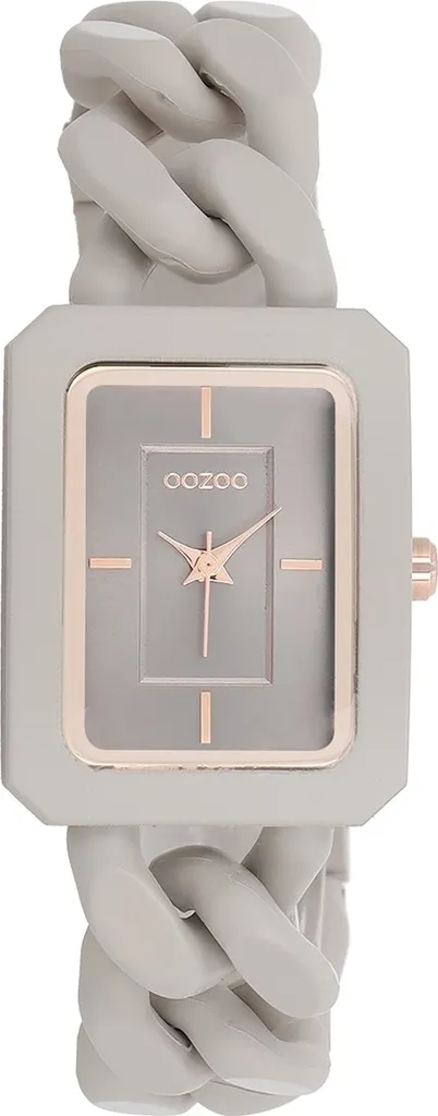 Regalo Donna: Orologio Oozoo Marrone Taupe Rettangolare UOC11275