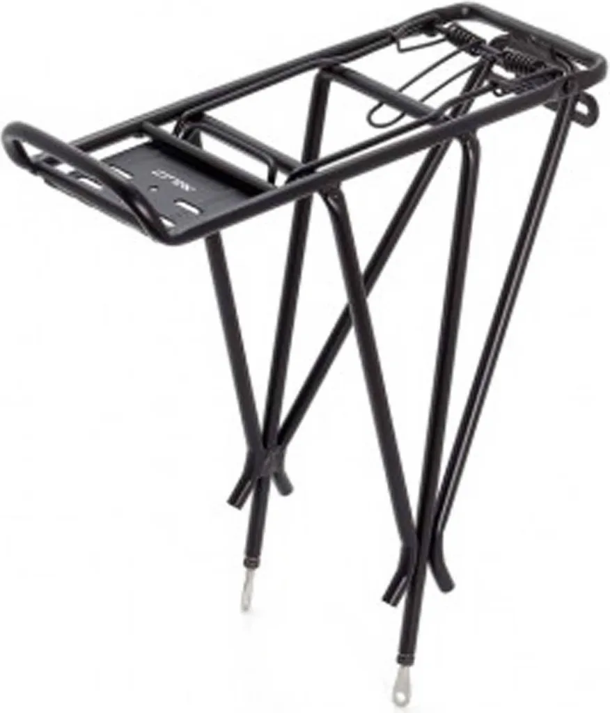 XLC RP-R04 Porte-bagages arrière en aluminium noir pour vélo 26-29 pouces