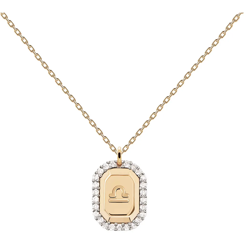 PDPAOLA Gioielli: Collana Sternzeichen Argento Placcato Oro 18K