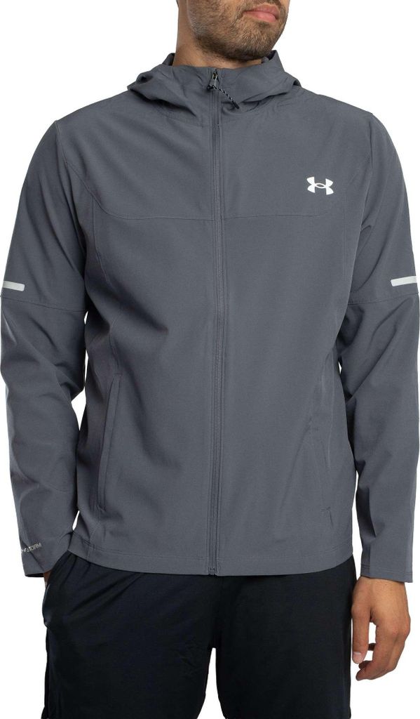Under Armour Tech Utility-Webjacke, Grau XXL