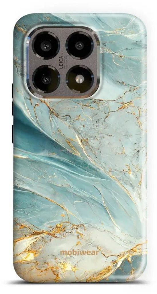 Handyhülle für Xiaomi 15T, Mobiwear Elite Pro, Adern des Azur