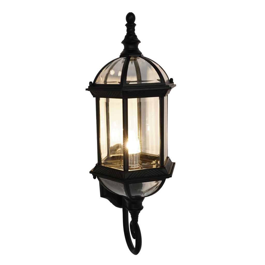 Wasserdichte  Wandleuchte  Wandlampe  Schwarz  Außen Garten Produktbild 