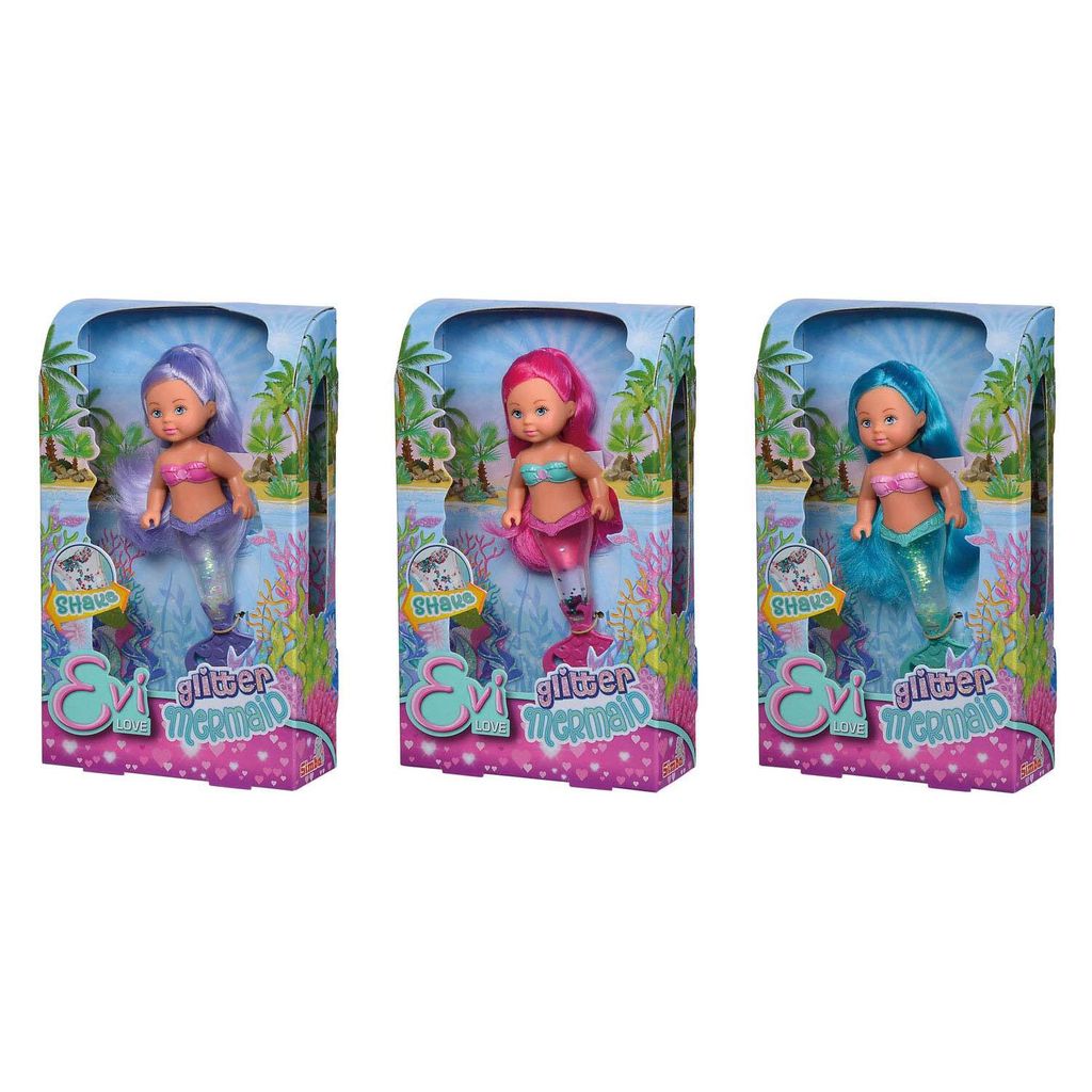 Bambola Evi Sirena Broccata Mix 14 cm Immagine del prodotto 