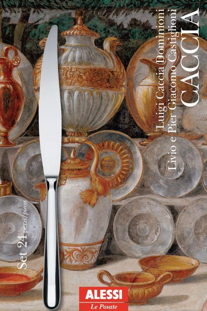 Alessi "Caccia" 24 Pcs.Cutlery Set 4R (Art.-Nr. LCD01S24R, EAN 8003299942664)