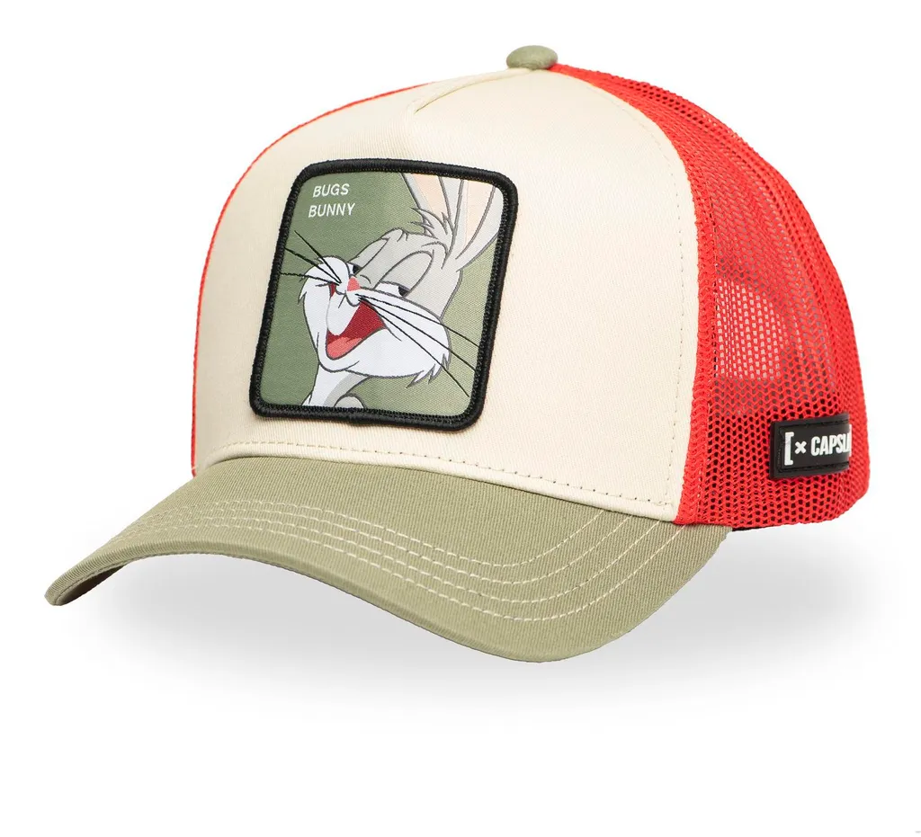 Casquette Looney Tunes Capslab Bugs Bunny - Design Patch Brodé Unique