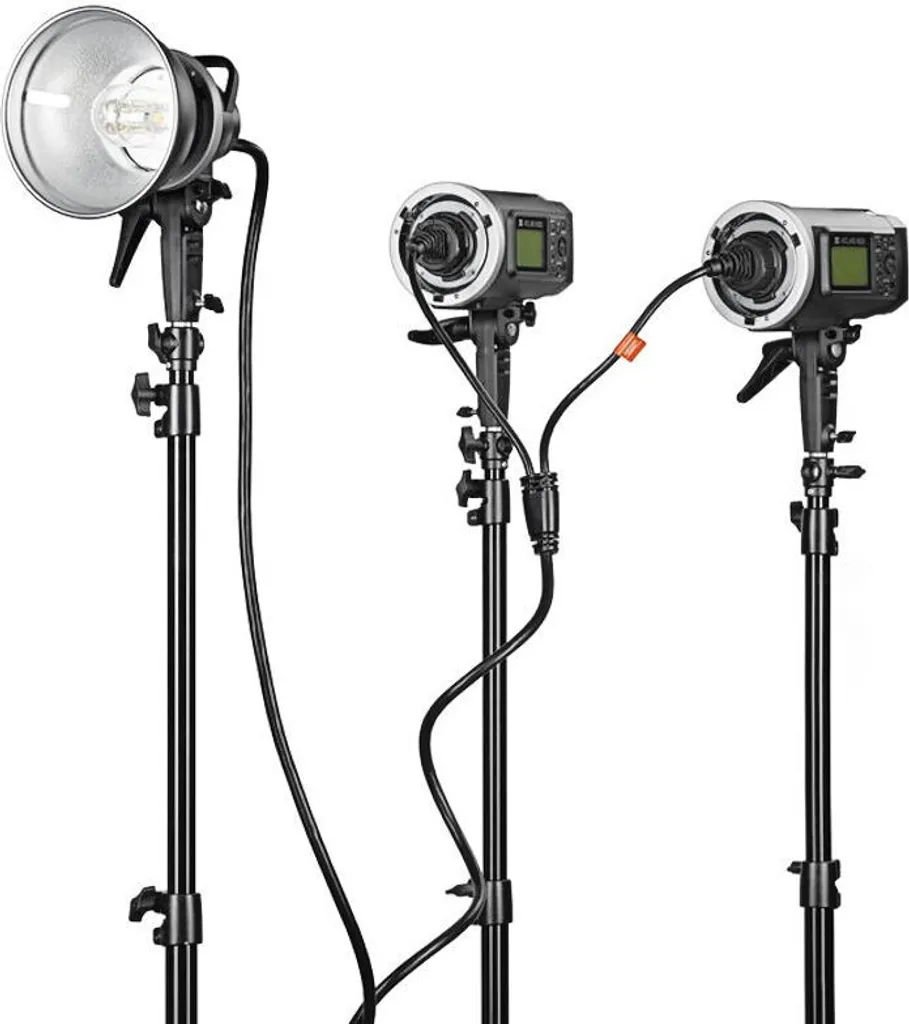 Tête de flash Quadralite Atlas FH1200 pour torche de studio photo
