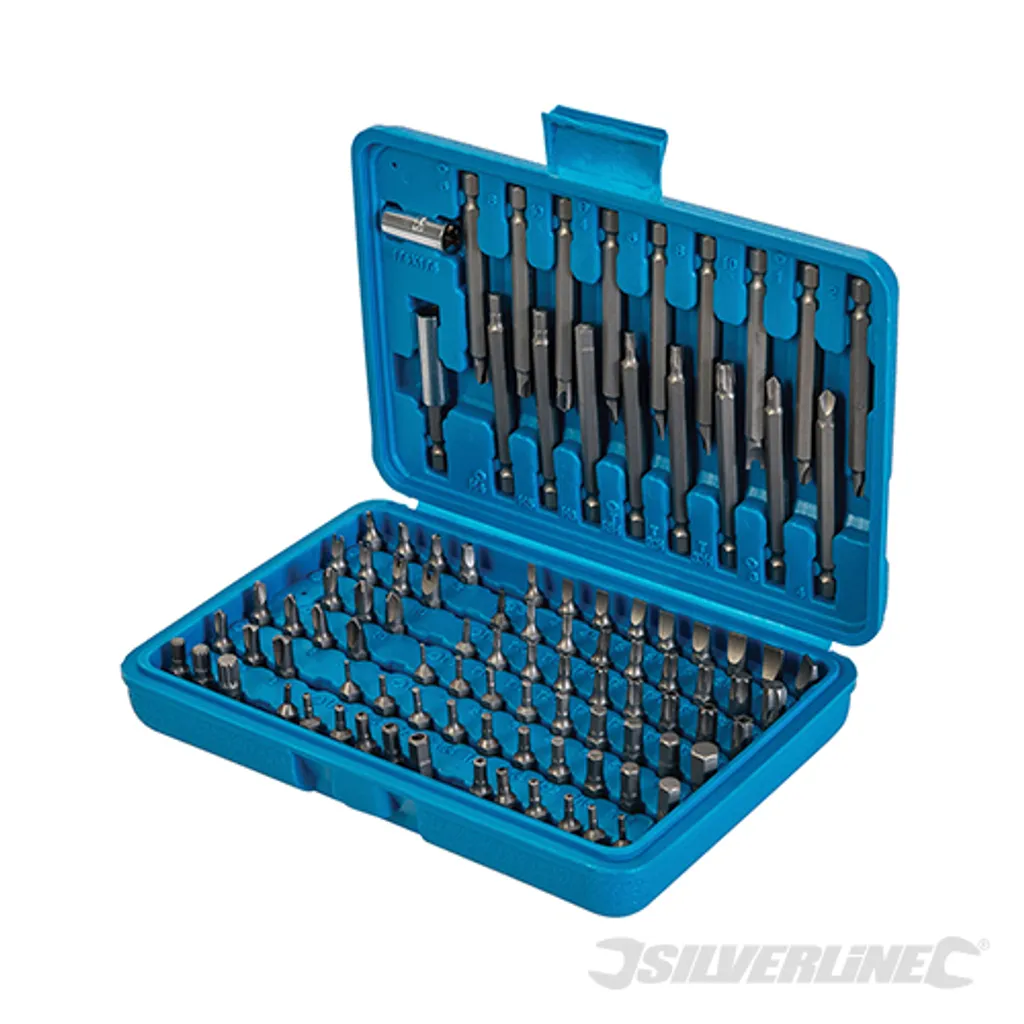 Jeu d'embouts de sécurité 98 pièces en acier chrome-vanadium durable