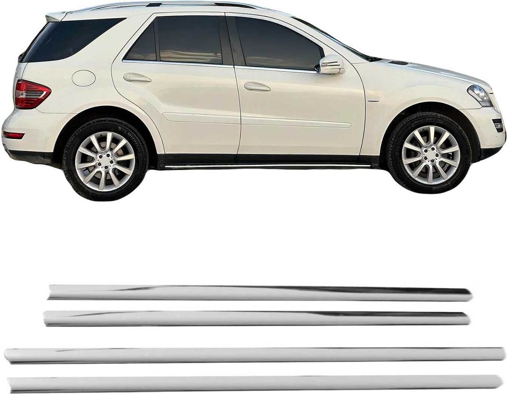 Listwy okienne do Mercedes ML W164 2005-2011 stal Zdjęcie produktu 