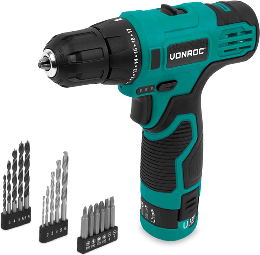 Cordless drill 12V - 2Ah
