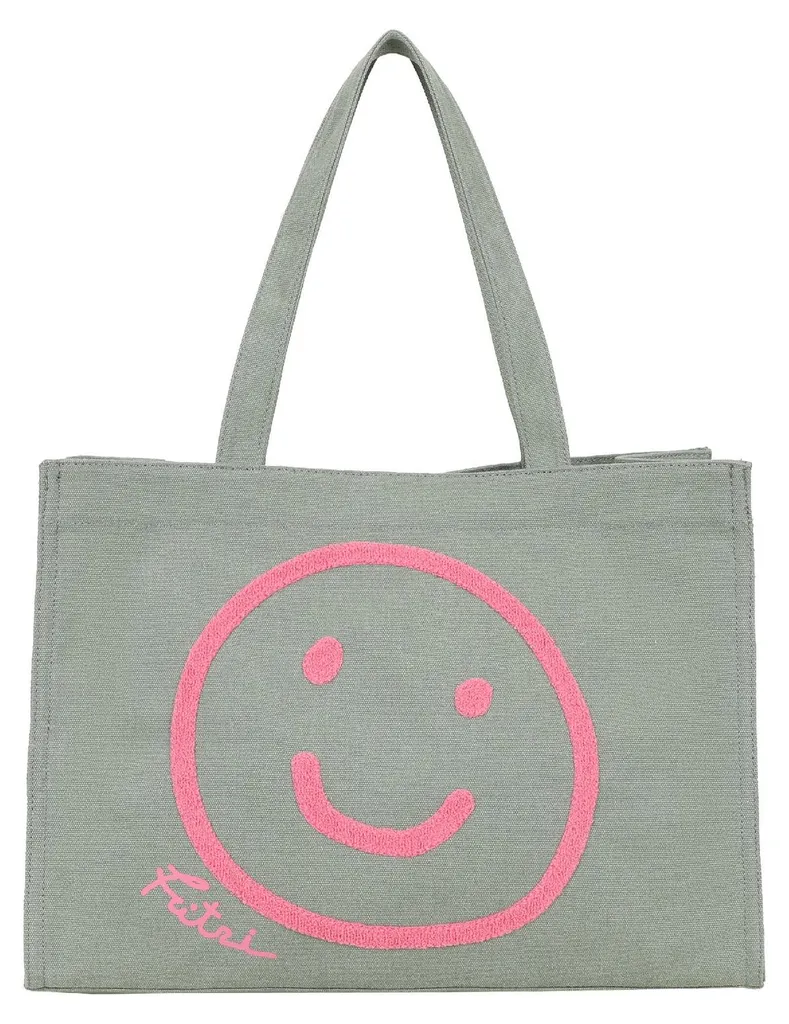 Sac shopper Fritzi aus Preußen Easy 01 Limited Smile Canvas Jade 40cm