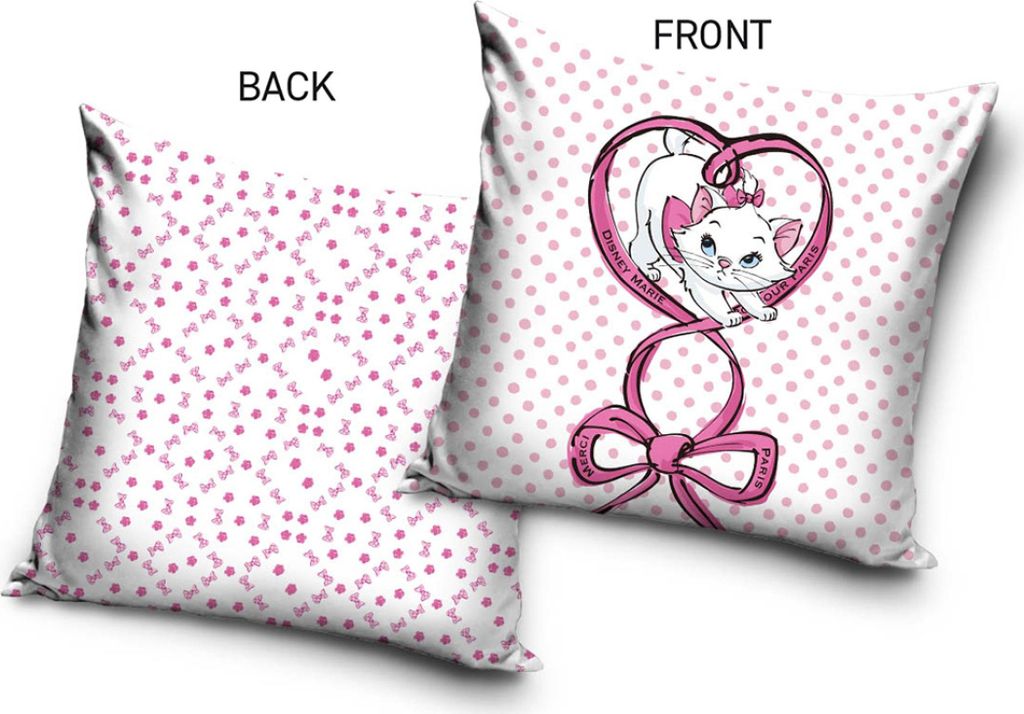 Taie d'oreiller Aristocats Chat Potté Marie et Papillon Image du produit 