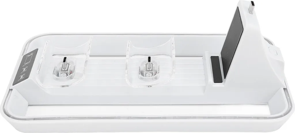 Station de recharge 3-en-1 avec LED RVB pour manettes de jeu Type-C