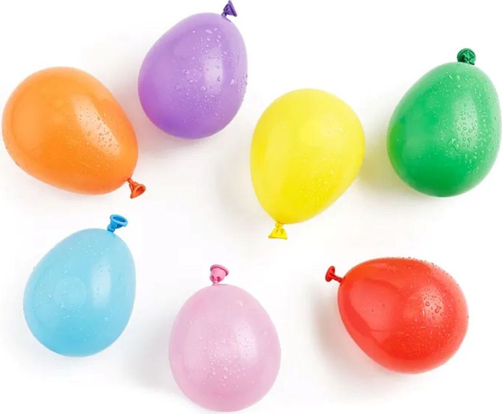 100 Stk. Luftballon Wasserbomben | Pastell Bunter Mix Produktbild 