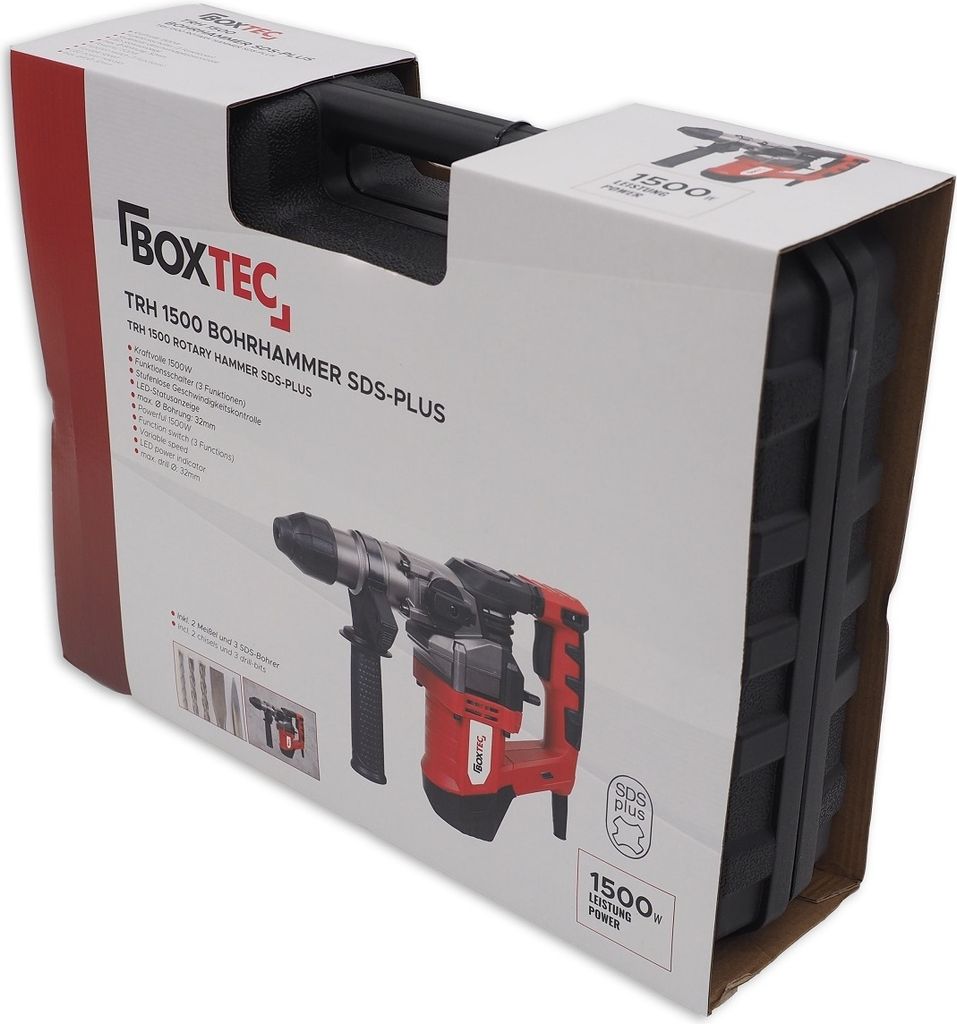Boxtec BOXTEC TRH 1500 Bohrhammer SDS-PLUS 1500W 3 | Kaufland.de