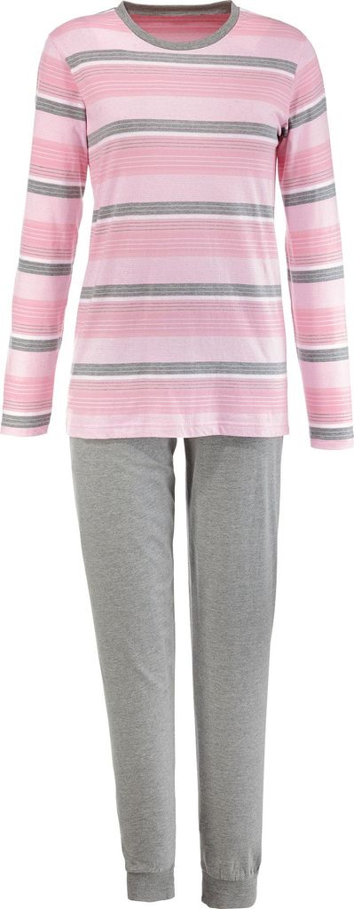 REDBEST Damen-Schlafanzug rosé/grau 42