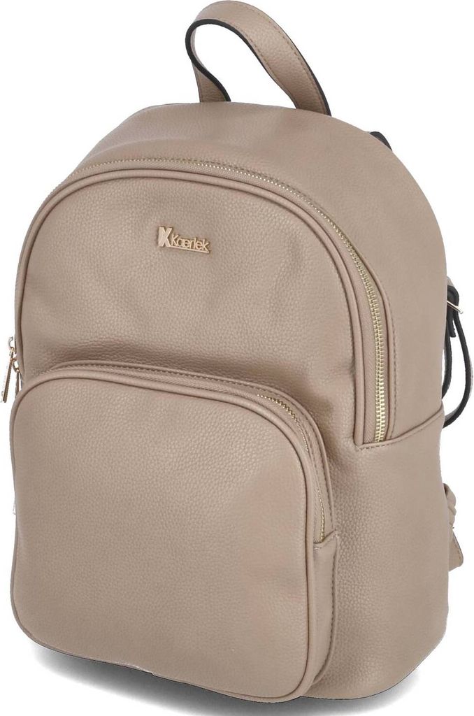 Kaerlek Damen Rucksack/ Citypack/ Daypack Taupe Synthetik