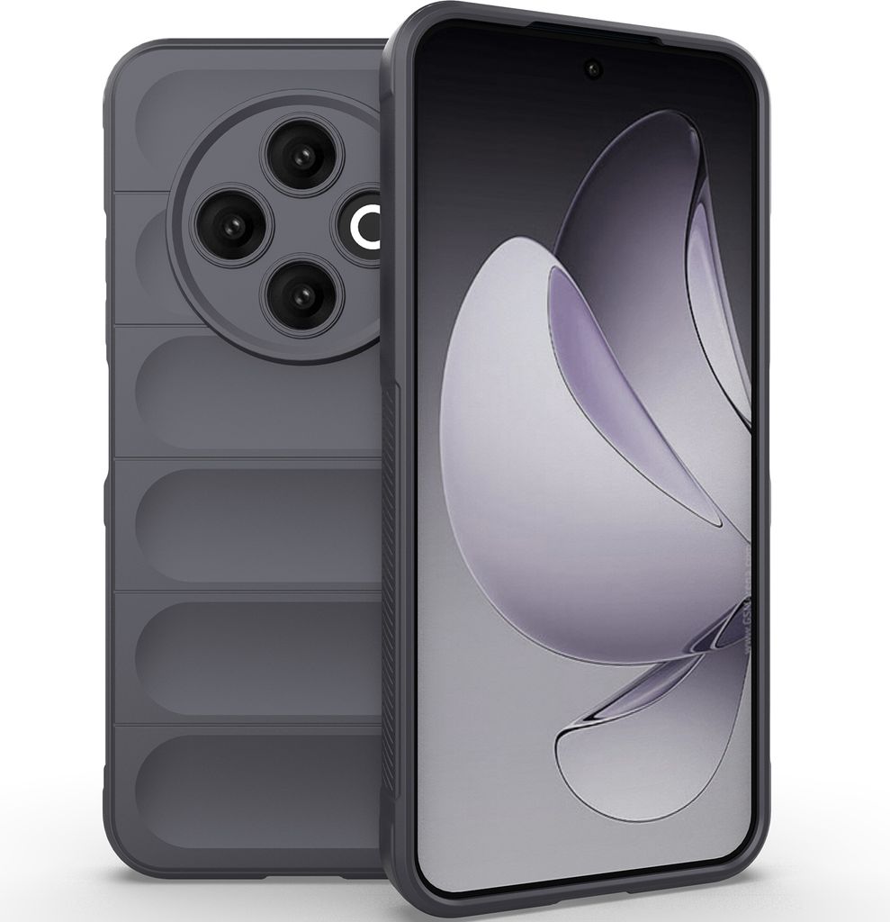 Handyhülle für Tecno Spark 30C 4G Weich TPU Silikon Stossfest Anti-rutsch Hülle Dunkelgrau