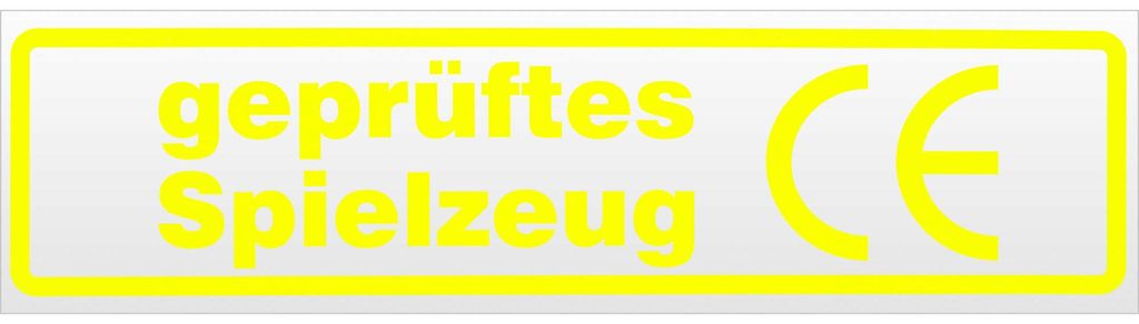 Kiwistar es Spielzeug Magnetschild Schild magnetisch - 45cm Neongelb - Magnetfolie für Auto PKW Kfz