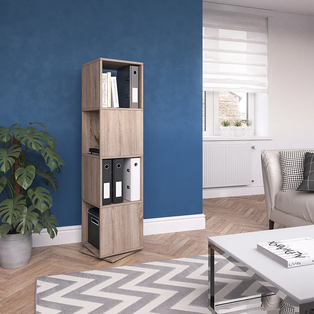 Vicco Scaffale girevole , 35 x 142 cm, Sonoma
