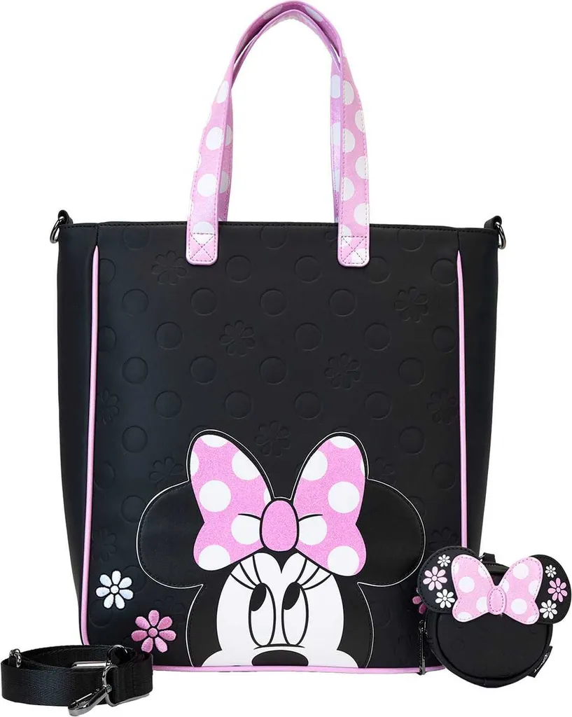 Sac à Dos Disney Loungefly Minnie Floral : Gardez vos Clés et Monnaie à Portée