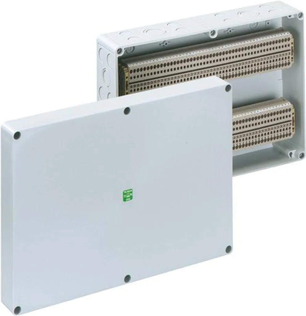 Bornier étanche IP66 contre l'humidité avec 100 connexions à vis